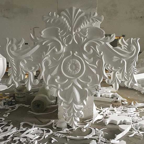 湖南聚脲喷涂机 H系列5600 影视泡沫雕塑表面硬化 输出量3~12kg/分钟(图2) 舞台泡沫表面硬化聚脲喷涂案例