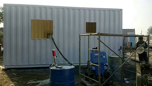 集装箱房保温聚氨酯喷涂机