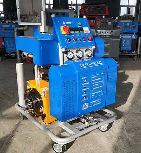 外墙保温聚氨酯喷涂机(图1) JNJX-H5600型液压外墙保温聚氨酯喷涂机