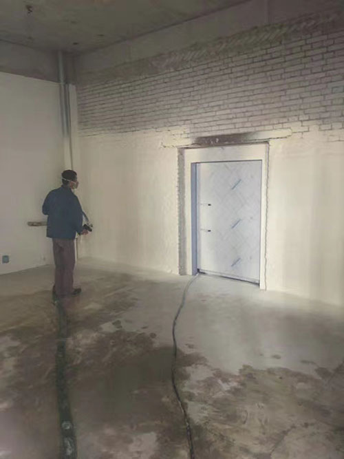 聚氨酯冷库喷涂(图1) 聚氨酯冷库喷涂案例